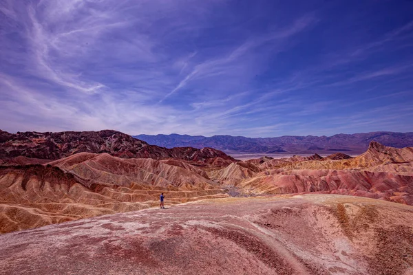 Parc National Vallée Mort États Unis Avril 2015 Point Zabriskie — Photo