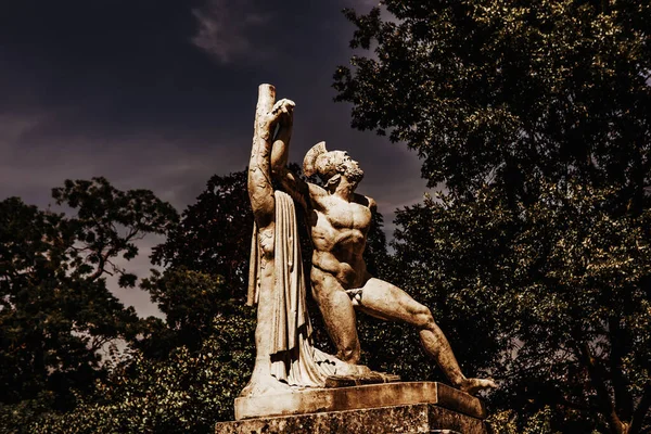 Compiegne Frankreich August 2016 Statue Garten Von Chateau Compiegne August — Stockfoto