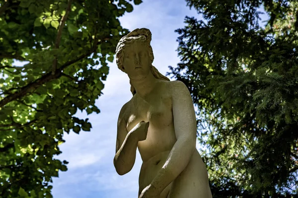 Compiegne France August 2016 Statue Gardens Chateau Compiegne August 2016 — Stock Photo, Image