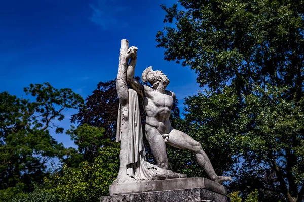 Compiegne France Ance August 2016 Statue Gardens Chateau Compiegne August — 图库照片