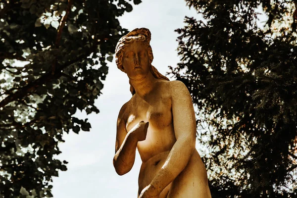 Compiegne Γαλλια Αυγουστου 2016 Άγαλμα Στους Κήπους Του Chateau Compiegne — Φωτογραφία Αρχείου