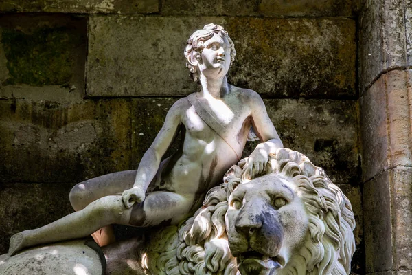 Compiegne France Août 2016 Statue Dans Les Jardins Château Compiègne — Photo