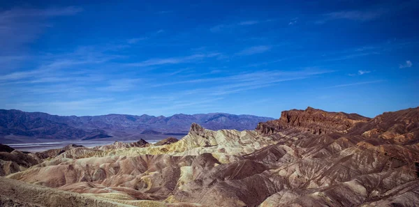 Ponto Zabriskie Vale Morte Califórnia Eua — Fotografia de Stock