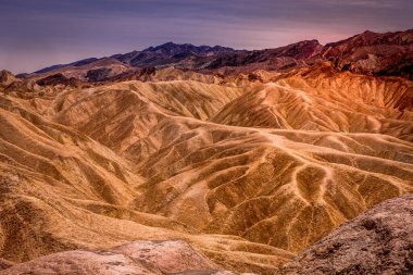 Zabriskie Point, Ölüm Vadisi, Kaliforniya, ABD