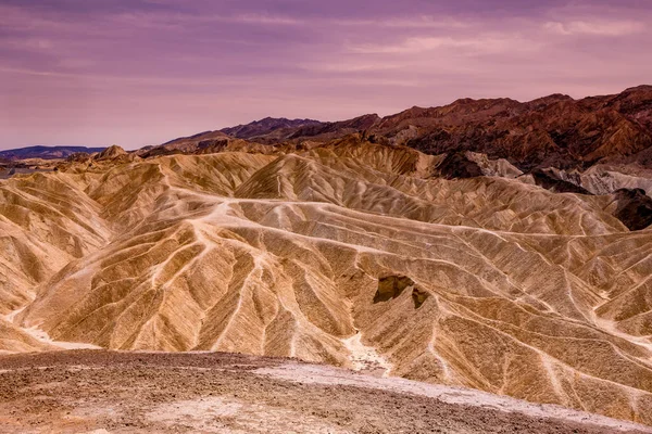 Zabriskie Point Vallée Mort Californie États Unis — Photo