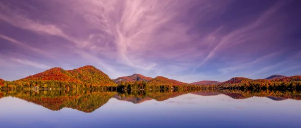 Vue Lac Supérieur Laurentides Mont Tremblant Québec Canada — Photo