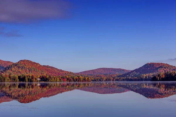 Uitzicht Het Lac Superieur Laurentides Mont Tremblant Quebec Canada — Stockfoto