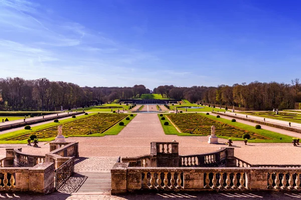 Maincy France March 2017 Exteriors Architectural Details Vaux Vicomte Castle — Stock Photo, Image