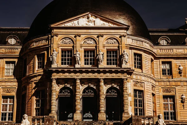 Údržba Francie Března 2017 Exteriéry Architektonické Detaily Hradu Vaux Vicomte — Stock fotografie