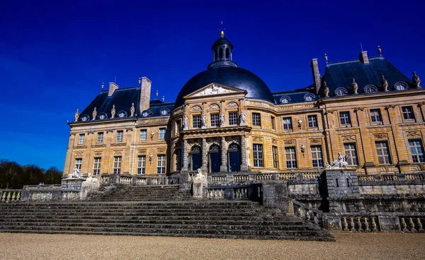 Maincy Francja Marca 2017 Zewnętrzne Architektoniczne Szczegóły Zamku Vaux Vicomte — Zdjęcie stockowe