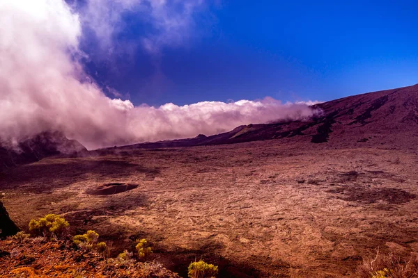 Piton Fournaise Vulkán Reunion Sziget Indiai Óceán Franciaország — Stock Fotó