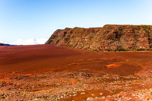 Vulcão Piton Fournaise Ilha Reunião Oceano Índico França — Fotografia de Stock