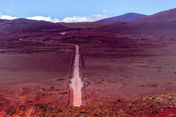 Vulcano Piton Fournaise Isola Della Riunione Oceano Indiano Francia — Foto Stock