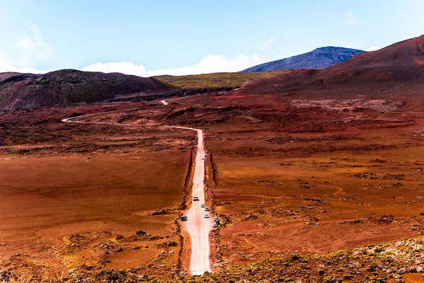 Vulcano Piton Fournaise Isola Della Riunione Oceano Indiano Francia — Foto Stock