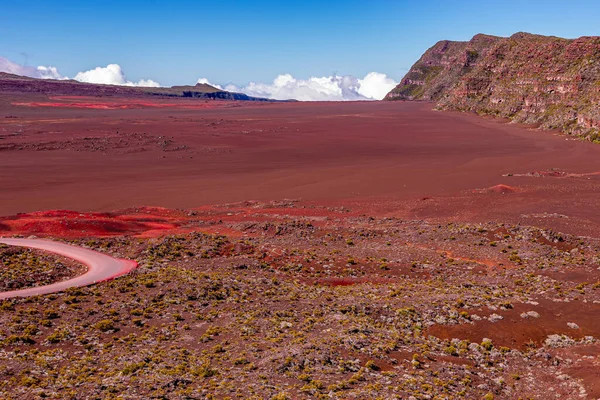 Piton Fournaise Vulkán Reunion Sziget Indiai Óceán Franciaország — Stock Fotó