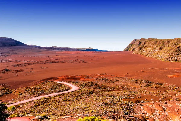 Vulcano Piton Fournaise Isola Della Riunione Oceano Indiano Francia — Foto Stock