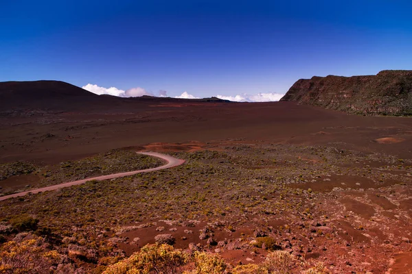 Vulcão Piton Fournaise Ilha Reunião Oceano Índico França — Fotografia de Stock