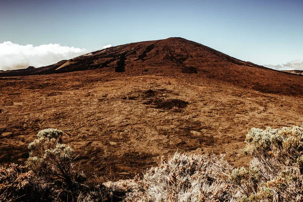 Vulcão Piton Fournaise Ilha Reunião Oceano Índico França — Fotografia de Stock