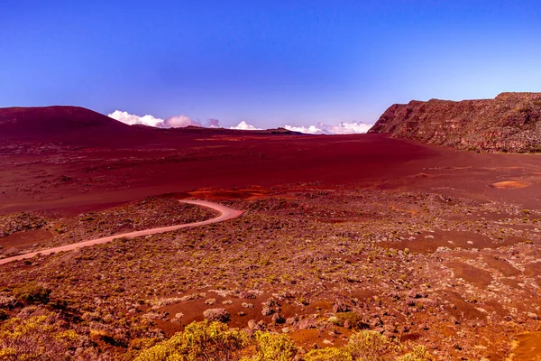 Vulkan Piton Fournaise Insel Réunion Indischer Ozean Frankreich — Stockfoto