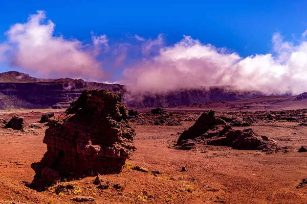 Vulcano Piton Fournaise Isola Della Riunione Oceano Indiano Francia — Foto Stock