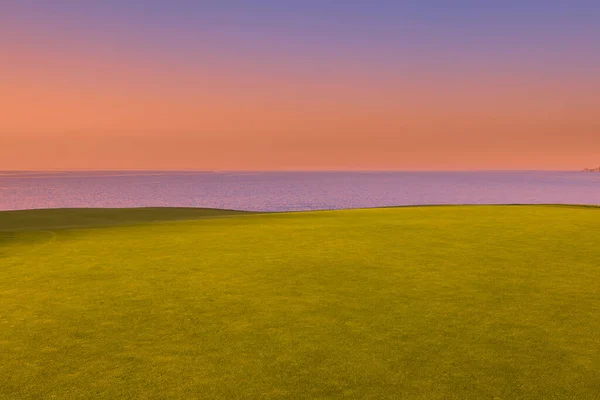 Pleneuf Val Andre Golfbaan Bretagne Frankrijk Achtergrond Kanaalzee — Stockfoto