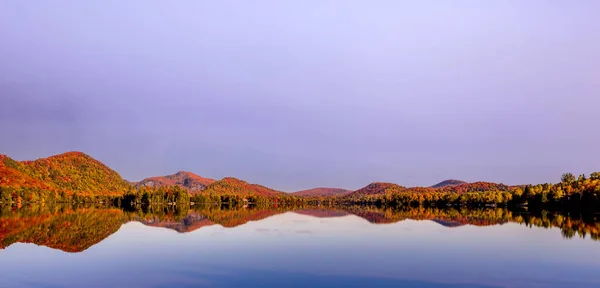 Blick Auf Den Lac Superieur Laurentides Mont Tremblant Quebec Kanada — Stockfoto