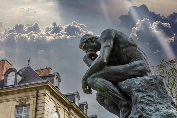 París Francia Abril 2017 Exteriores Esculturas Jardines Del Museo Rodin — Foto de Stock