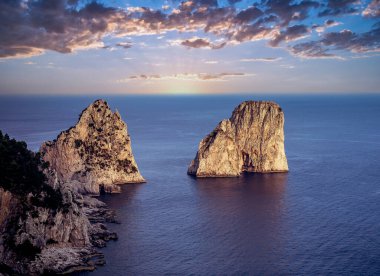 Faraglioni Adaları, Capri Adası, Capri, İtalya
