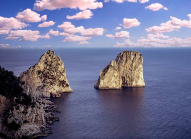 Faraglioni Adaları, Capri Adası, Capri, İtalya