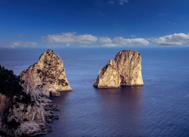 Faraglioni Adaları, Capri Adası, Capri, İtalya
