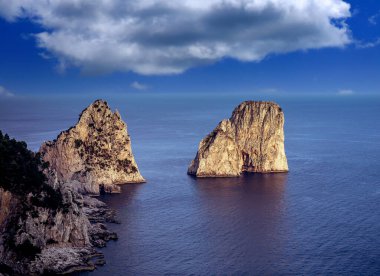 Faraglioni Adaları, Capri Adası, Capri, İtalya