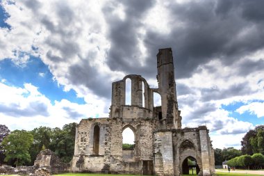 CHAALIS, FRANCE, 24 Temmuz 2016: Primatice, Chaalis Şapeli, 24 Temmuz 2016, Chaalis, Fransa