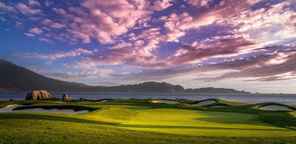 Terrain Golf Les Verts Les Bunkers Californie États Unis — Photo