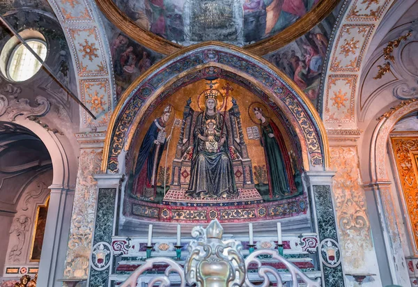 Naples Italy May 2014 Εσωτερικοί Χώροι Και Λεπτομέρειες Για Duomo — Φωτογραφία Αρχείου