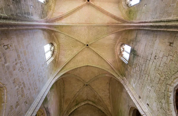 Bonneuil Valois Francia Julio 2016 Detalles Arquitectónicos Abadía Notre Dame — Foto de Stock