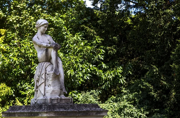 Compiegne Frankreich August 2016 Außenanlagen Und Statuen Garten Des Chateau — Stockfoto