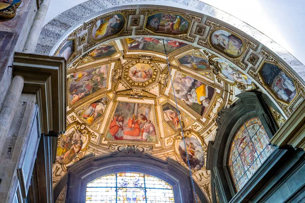 Florencia Italia Octubre 2015 Interiores Detalles Arquitectónicos Basílica Santa Maria — Foto de Stock
