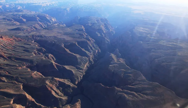 Vista Aérea Del Gran Cañón Colorado Arizona Estados Unidos —  Fotos de Stock