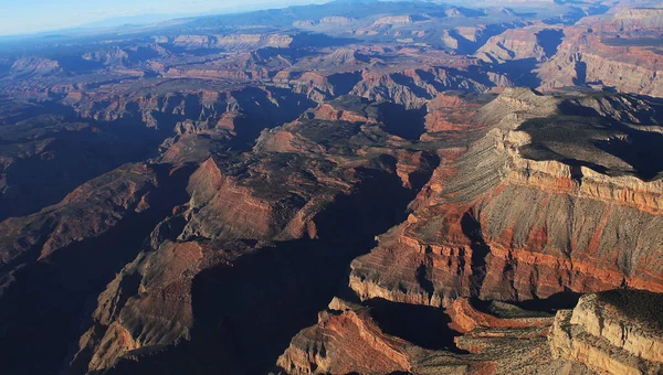Vista Aérea Del Gran Cañón Colorado Arizona Estados Unidos —  Fotos de Stock