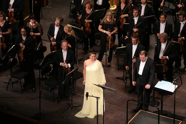 Paris France Mai 2015 Anna Netrebko Concert Théâtre Des Champs — Photo