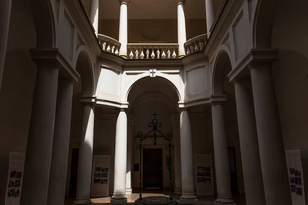 Roma Itália Junho 2015 Interiores Detalhes Arquitetônicos Igreja San Carlo — Fotografia de Stock