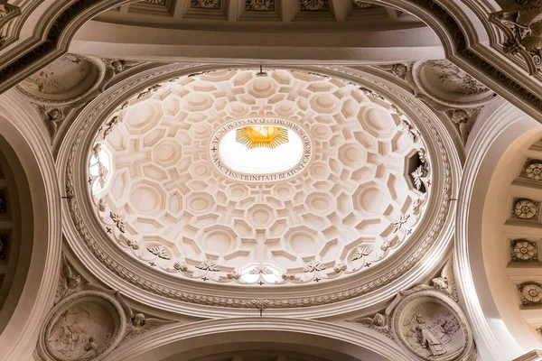 Rome Italy June 2015 Interiors Architectural Details San Carlo Alle — Stock Photo, Image