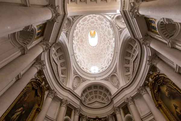 Roma Itália Junho 2015 Interiores Detalhes Arquitetônicos Igreja San Carlo — Fotografia de Stock