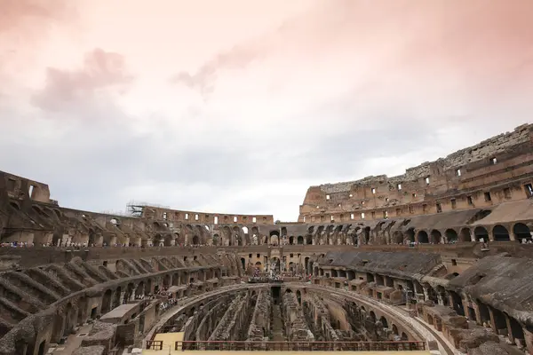 Rome Italien Juni 2015 Arkitektoniska Detaljer Colosseum Amfiteater Juni 2015 — Stockfoto