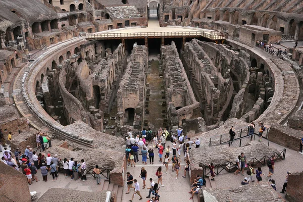 Rome Italien Juni 2015 Arkitektoniska Detaljer Colosseum Amfiteater Juni 2015 — Stockfoto