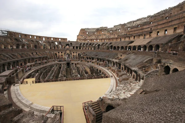 Rome Italien Juni 2015 Arkitektoniska Detaljer Colosseum Amfiteater Juni 2015 — Stockfoto