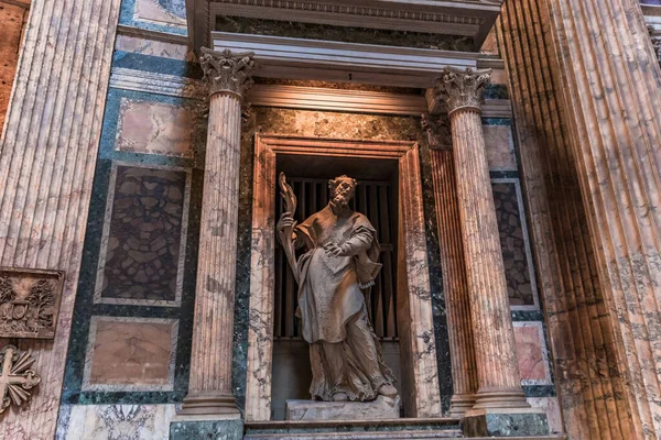 Roma Giugno 2015 Interni Dettagli Architettonici Del Pantheon Giugno 2015 — Foto Stock