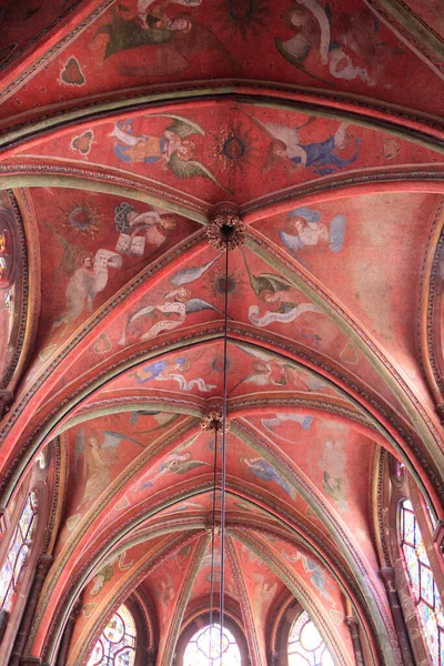 Interiörer Arkitektoniska Detaljer Katedralen Mans Stad Frankrike — Stockfoto