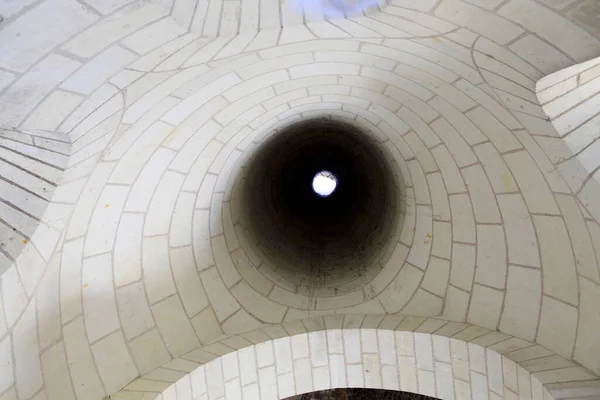 Fontevraud France エイプリル社2012年4月 ロワール渓谷に1110年から1119年にかけて建設されたフォントヴラド修道院の建築詳細 — ストック写真