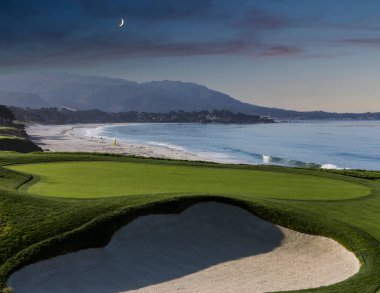 Pebble Beach golf sahası, Monterey, California, ABD